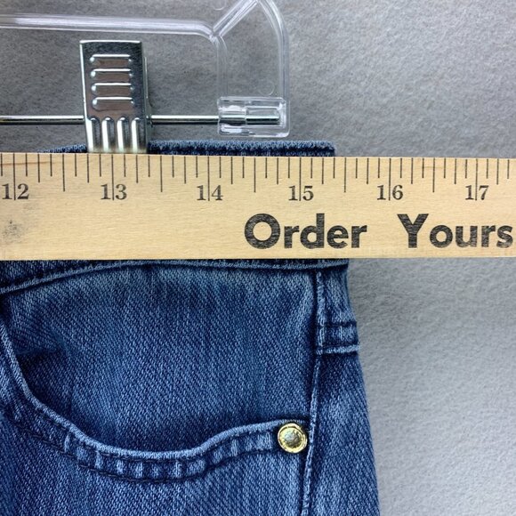 J McLaughlin Jeans Womens‎ 6x30 Blue Skinny Fit Mid Rise Stretch Medium Wash - Picture 9 of 15